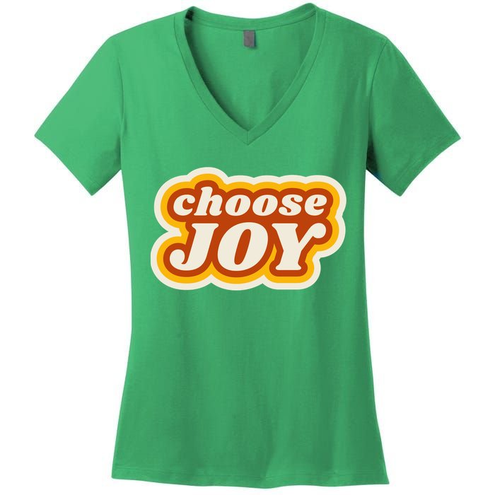 Choose Joy Women's V-Neck T-Shirt