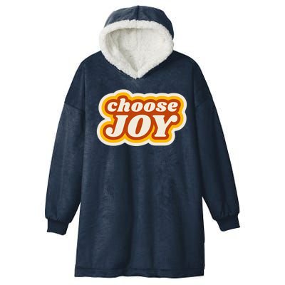 Choose Joy Hooded Wearable Blanket