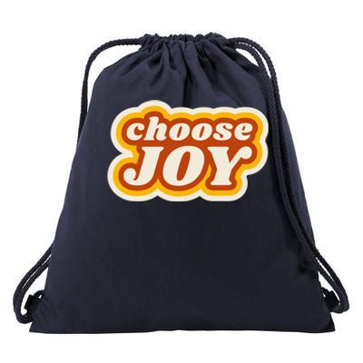 Choose Joy Drawstring Bag