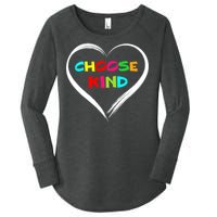 Choose Kind Women's Perfect Tri Tunic Long Sleeve Shirt