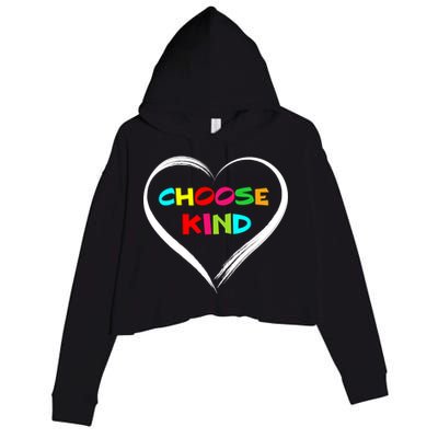 Choose Kind Crop Fleece Hoodie