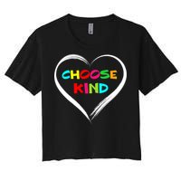 Choose Kind Women's Crop Top Tee