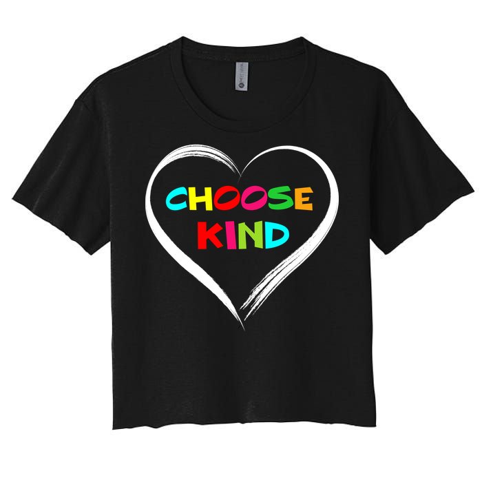 Choose Kind Women's Crop Top Tee