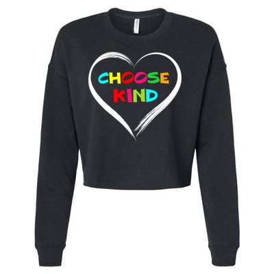 Choose Kind Cropped Pullover Crew