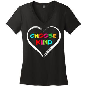 Choose Kind Women's V-Neck T-Shirt