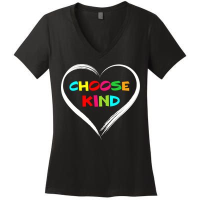 Choose Kind Women's V-Neck T-Shirt