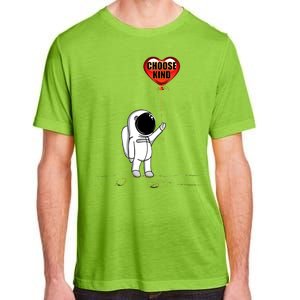 Choose Kind Astronaut Balloon Heart Anti Bullying Adult ChromaSoft Performance T-Shirt