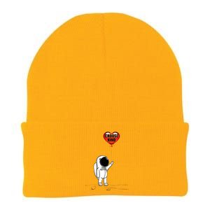 Choose Kind Astronaut Balloon Heart Anti Bullying Knit Cap Winter Beanie