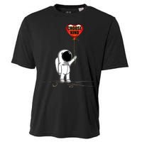 Choose Kind Astronaut Balloon Heart Anti Bullying Cooling Performance Crew T-Shirt