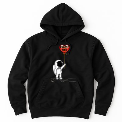Choose Kind Astronaut Balloon Heart Anti Bullying Hoodie