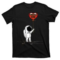 Choose Kind Astronaut Balloon Heart Anti Bullying T-Shirt