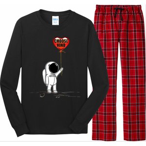 Choose Kind Astronaut Balloon Heart Anti Bullying Long Sleeve Pajama Set