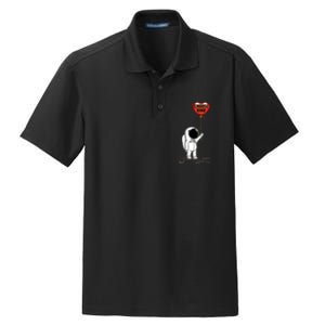 Choose Kind Astronaut Balloon Heart Anti Bullying Dry Zone Grid Polo