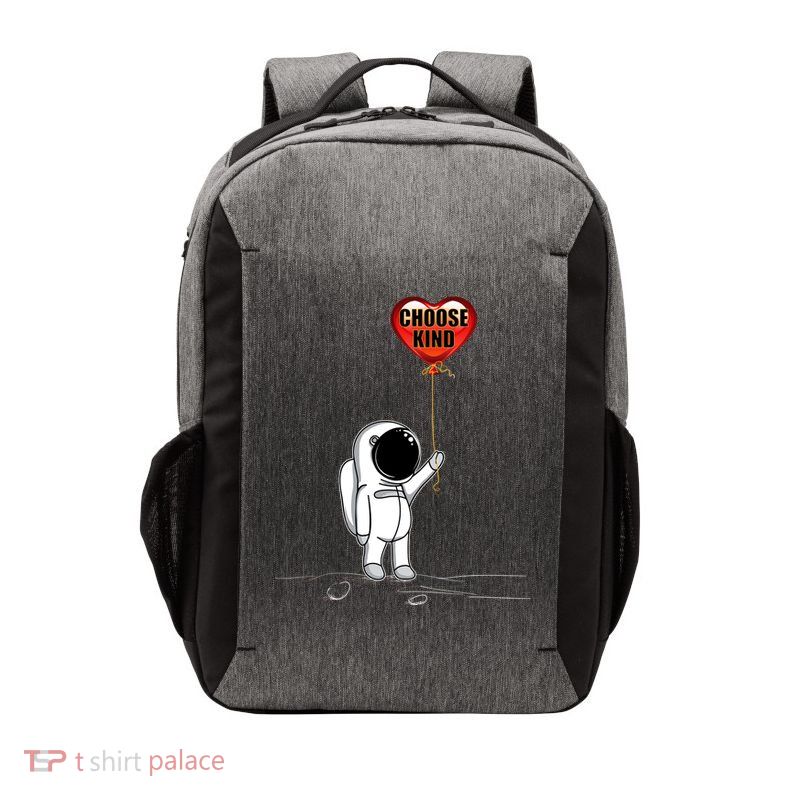 Choose Kind Astronaut Balloon Heart Anti Bullying Vector Backpack