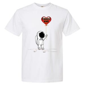 Choose Kind Astronaut Balloon Heart Anti Bullying Garment-Dyed Heavyweight T-Shirt