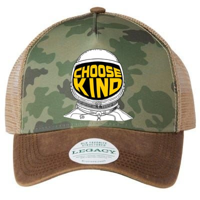Choose Kind Astronaut Helmet Anti Bullying Message Legacy Tie Dye Trucker Hat