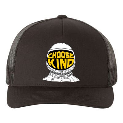 Choose Kind Astronaut Helmet Anti Bullying Message Yupoong Adult 5-Panel Trucker Hat