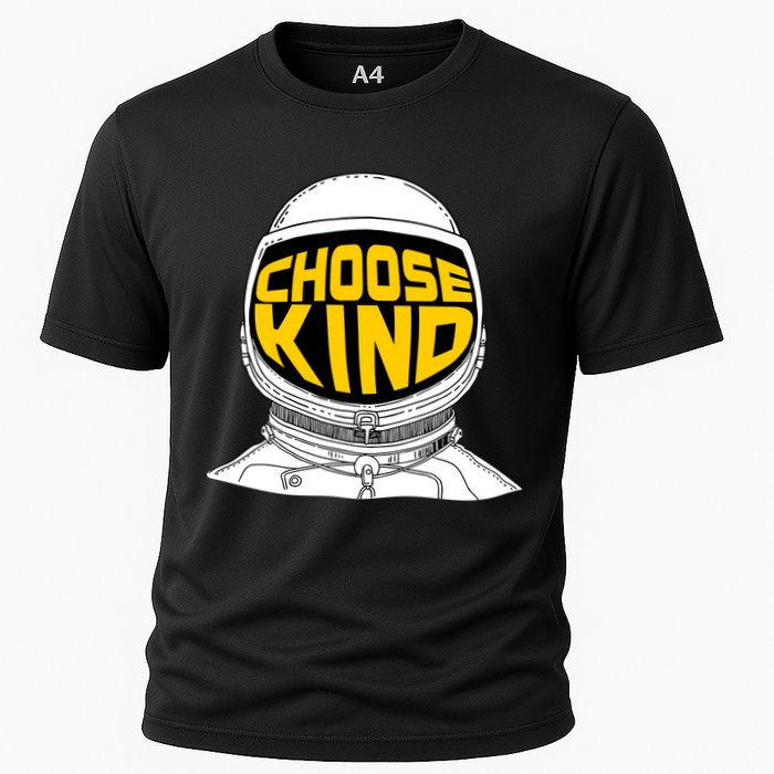 Choose Kind Astronaut Helmet Anti Bullying Message Performance Shirt