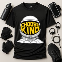 Choose Kind Astronaut Helmet Anti Bullying Message Performance Shirt