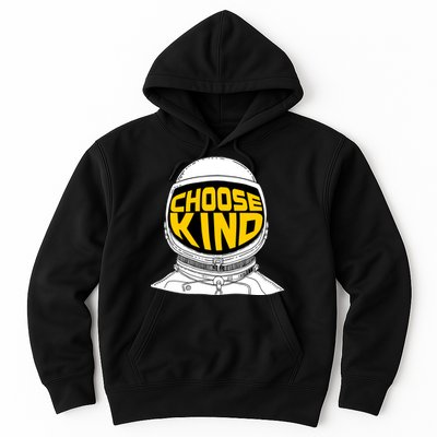 Choose Kind Astronaut Helmet Anti Bullying Message Hoodie