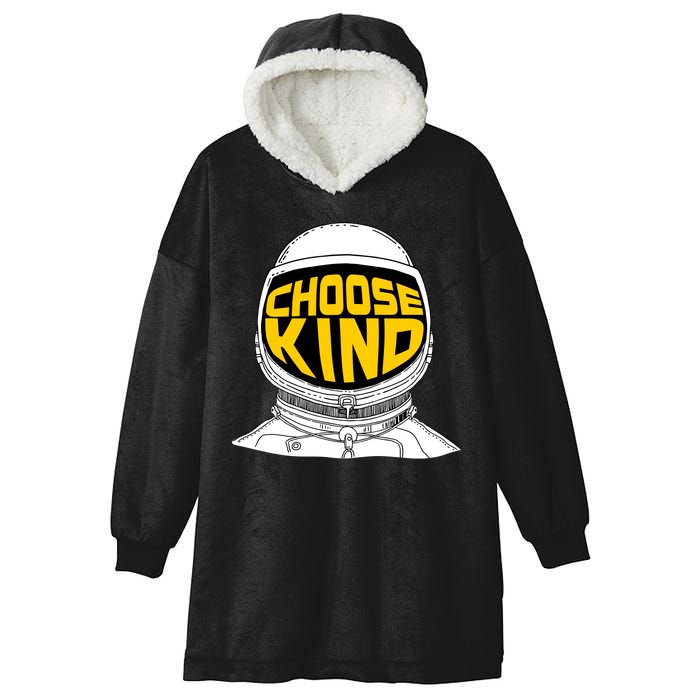 Choose Kind Astronaut Helmet Anti Bullying Message Hooded Wearable Blanket