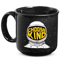 Choose Kind Astronaut Helmet Anti Bullying Message 15oz Campfire Ceramic Mug