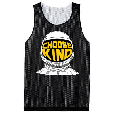 Choose Kind Astronaut Helmet Anti Bullying Message Mesh Reversible Basketball Jersey Tank