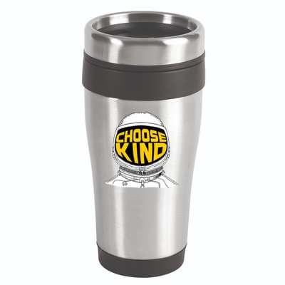Choose Kind Astronaut Helmet Anti Bullying Message 16oz Travel Tumbler