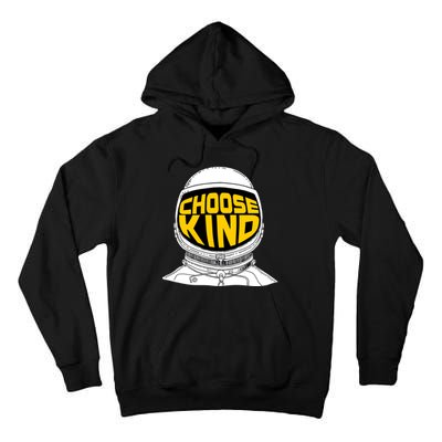 Choose Kind Astronaut Helmet Anti Bullying Message Tall Hoodie