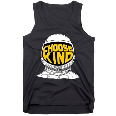 Choose Kind Astronaut Helmet Anti Bullying Message Tank Top