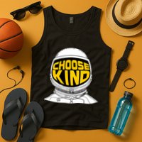 Choose Kind Astronaut Helmet Anti Bullying Message Tank Top