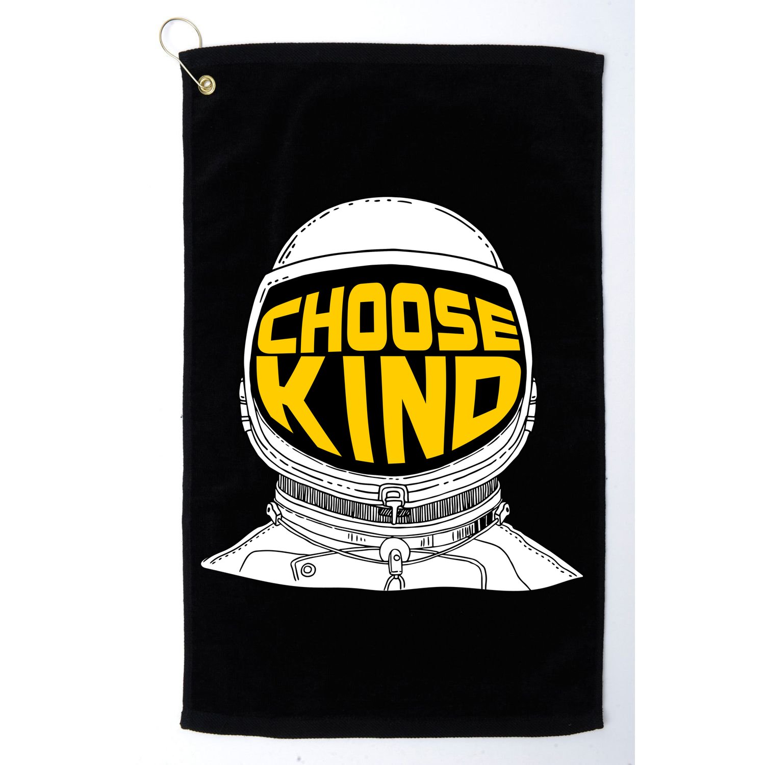 Choose Kind Astronaut Helmet Anti Bullying Message Golf Towel