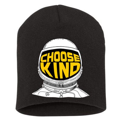 Choose Kind Astronaut Helmet Anti Bullying Message Short Acrylic Beanie