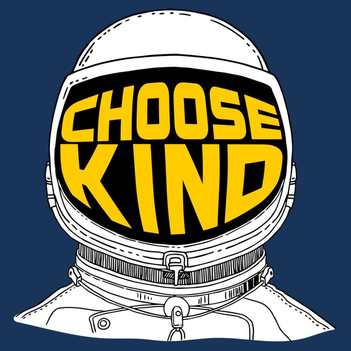 Choose Kind Astronaut Helmet Anti Bullying Message Infant Baby Jersey Bodysuit