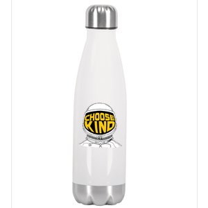 Choose Kind Astronaut Helmet Anti Bullying Message Stainless Steel Insulated Water Bottle