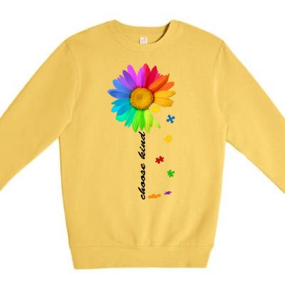 Choose Kind Autism Awareness Premium Crewneck Sweatshirt