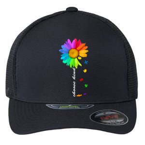 Choose Kind Autism Awareness Flexfit Unipanel Trucker Cap