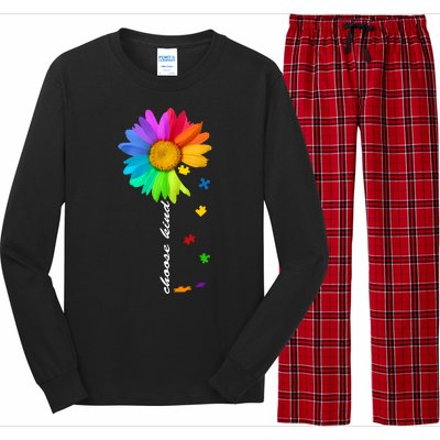 Choose Kind Autism Awareness Long Sleeve Pajama Set