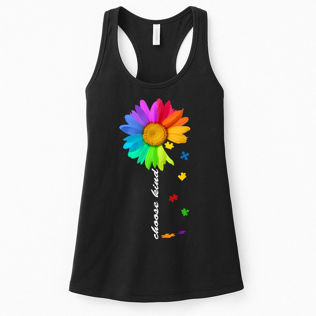 Choose Kind Autism Awareness Womens Tank Top