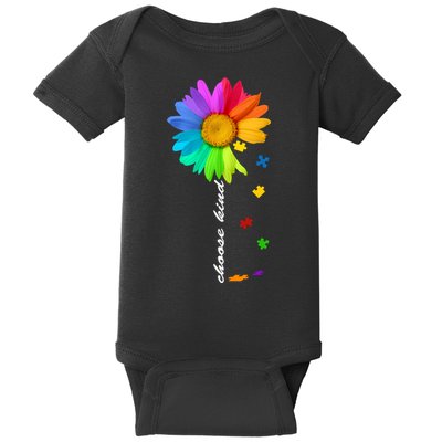 Choose Kind Autism Awareness Baby Bodysuit