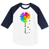 Choose Kind Autism Awareness Baseball Sleeve Shirt