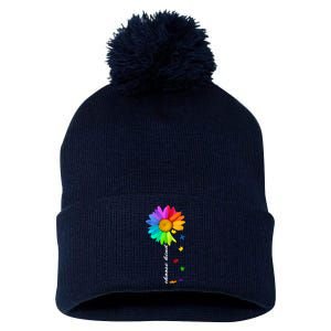 Choose Kind Autism Awareness Pom Pom 12in Knit Beanie