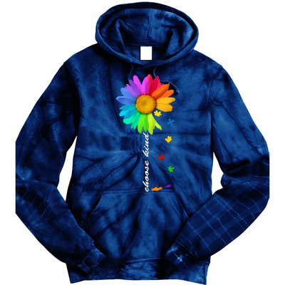 Choose Kind Autism Awareness Tie Dye Hoodie