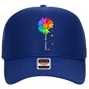 Choose Kind Autism Awareness High Crown Mesh Back Trucker Hat