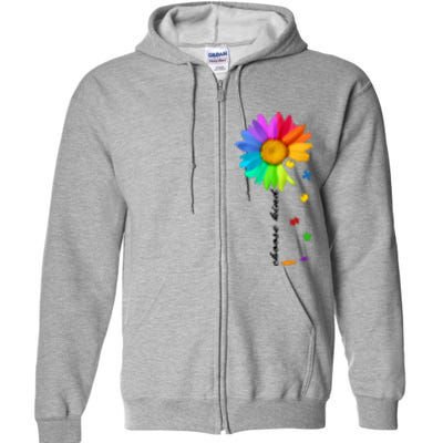 Choose Kind Autism Awareness Full Zip Hoodie