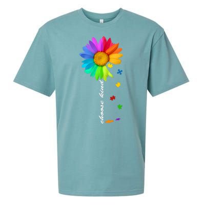 Choose Kind Autism Awareness Sueded Cloud Jersey T-Shirt