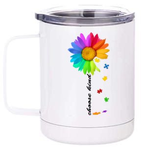 Choose Kind Autism Awareness 12 oz Stainless Steel Tumbler Cup