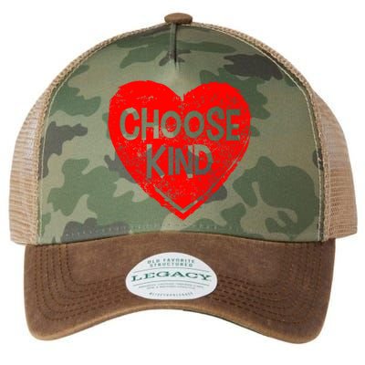Choose Kind Distressed Heart Anti-Bullying Legacy Tie Dye Trucker Hat