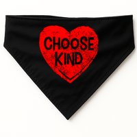 Choose Kind Distressed Heart Anti-Bullying USA-Made Doggie Bandana