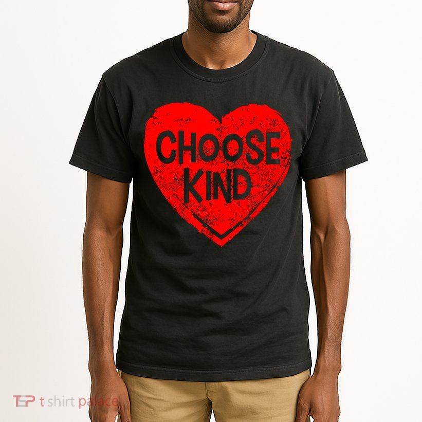 Choose Kind Distressed Heart Anti-Bullying Tall T-Shirt